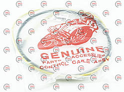 Трос газу GY6-50/60/80/125/150 (гайка-гайка) 1,9 м жовтий