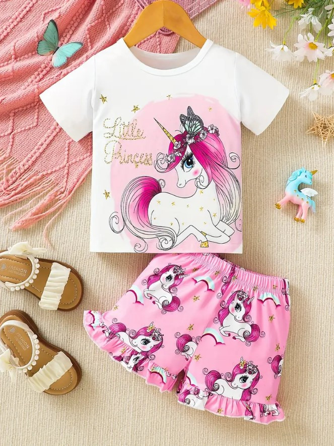 Дитячий літній костюм на дівчинку Little Princess