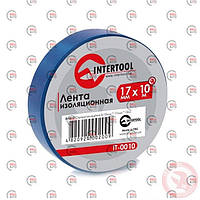 Ізострічка 10 м х 17 мм х 0,15 мм синя Intertool