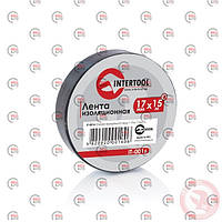 Ізострічка 15 м х 17 мм х 0,15 мм чорна Intertool