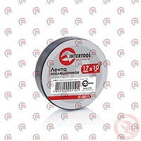 Ізострічка 10 м х 17 мм х 0,15 мм чорна Intertool