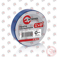 Ізострічка 20 м х 17 мм х 0,15 мм синя Intertool