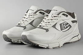 Кросівки чоловічі шкіряні сірі Bona 948M Бона Розміри 41 42 43 44 46