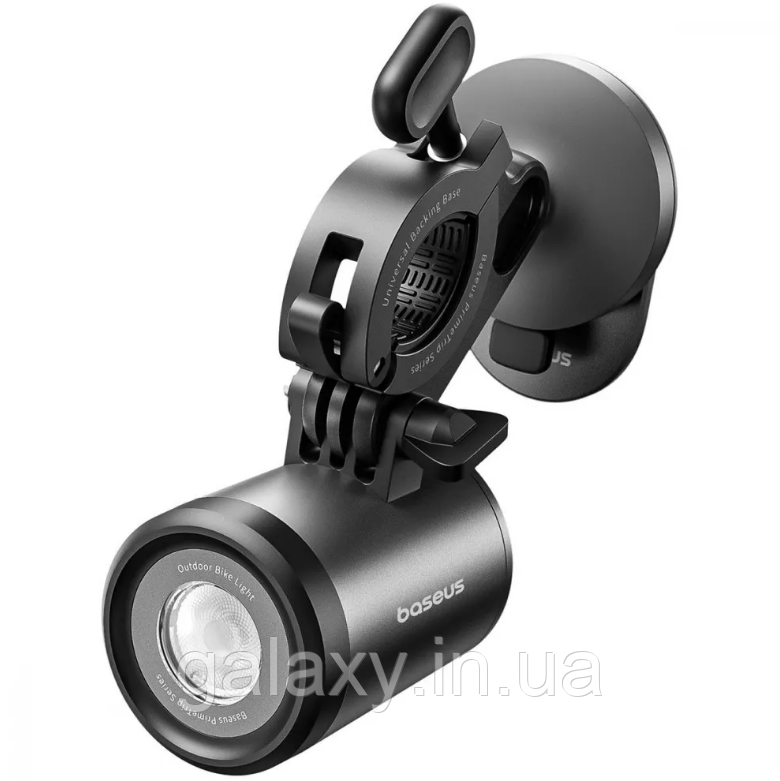 Тримач Baseus з ліхтарем на велосипед самокат мопед PrimeTrip Series Dual-Color Bike Light 2-in-1, фото 1