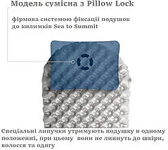 Надувна подушка Sea To Summit Aeros Ultralight Regular, Aqua | Легка, компактна, зручна для сну в будь-яких умовах, фото 4