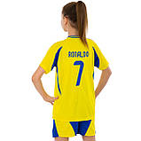 Дитяча футбольна форма AL NASSR RONALDO №7 Рональдо домашня 2025 CO-4655 (зріст 115-160 см), фото 10