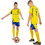 Дитяча футбольна форма AL NASSR RONALDO №7 Рональдо домашня 2025 CO-4655 (зріст 115-160 см), фото 11