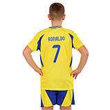 Дитяча футбольна форма AL NASSR RONALDO №7 Рональдо домашня 2025 CO-4655 (зріст 115-160 см), фото 4