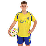Дитяча футбольна форма AL NASSR RONALDO №7 Рональдо домашня 2025 CO-4655 (зріст 115-160 см), фото 3