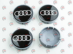 Ковпачок — заглушка диска Audi 56/58 мм (к-т 4 шт.)