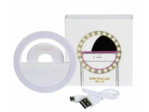 Світлодіодне селфі кільце Selfie Ring Light лампа с підсвічуванням, фото 1
