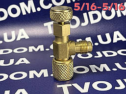 Кран для заправки фреону 5/16"-5/16" SAE Value VVO-3