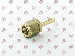 Перехідник трубки ПВХ D 8/D6мм прямий Faro