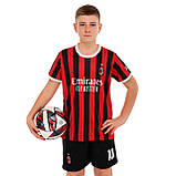 Дитяча футбольна форма 10 Рафаель Леао Мілан AC MILAN домашня 2024 CO-4651 (на зріст 115-160 см), фото 5