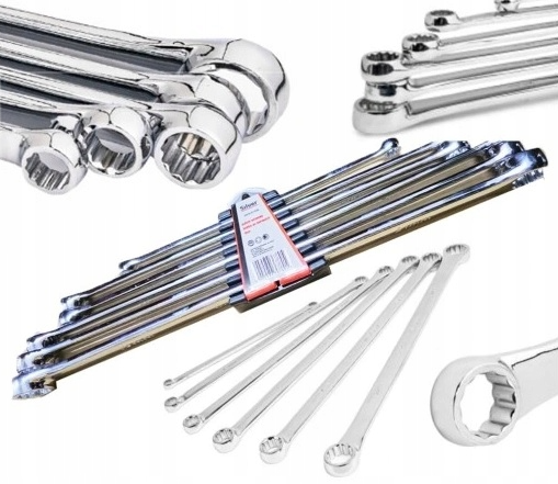 Набір ключів накидних екстра довгих 8-21 мм, 6 шт., S11036