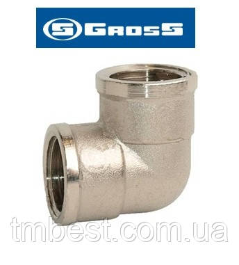 Кут 1-1/4" ВВ нікельований Gross SF