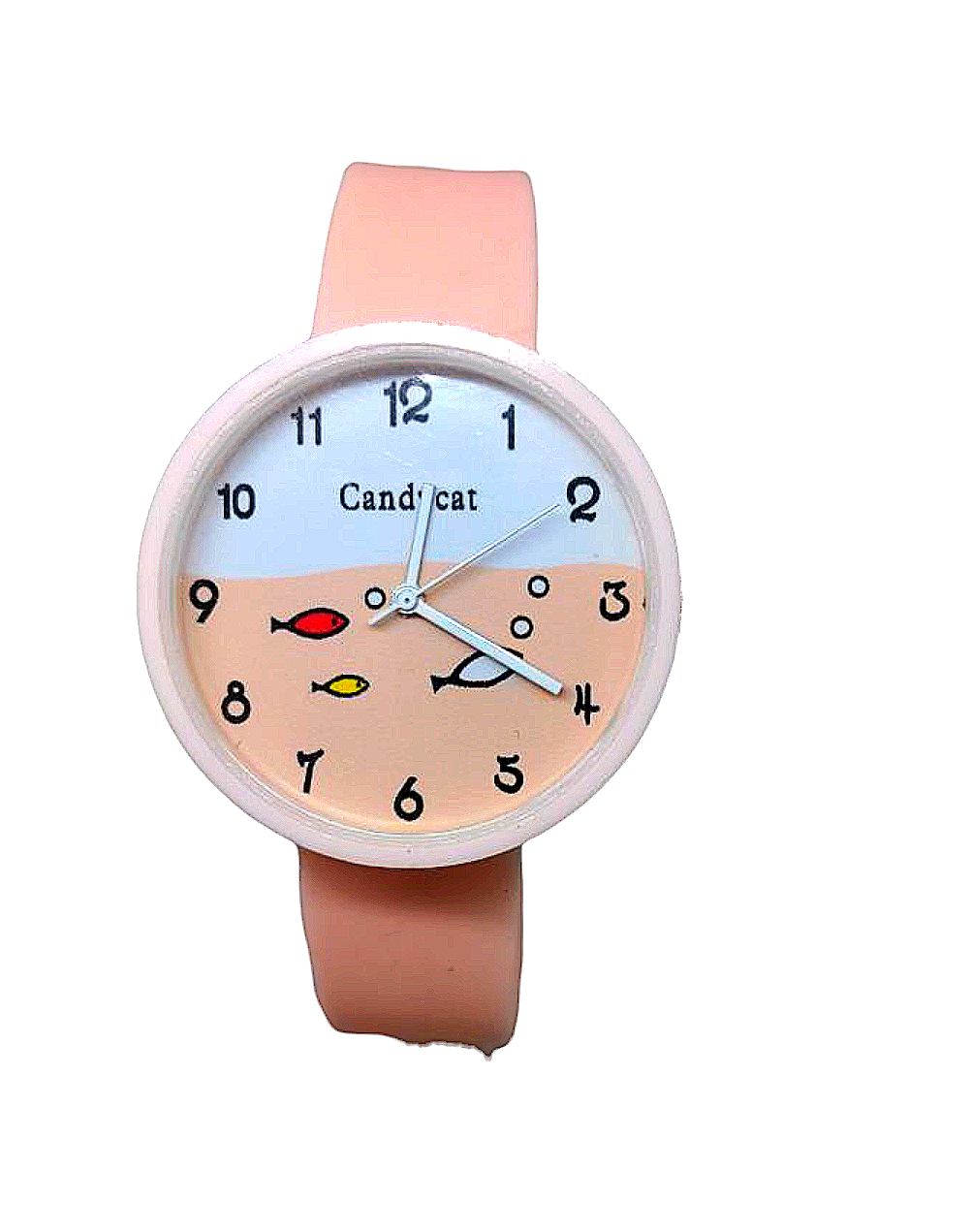 Дитячий наручний годинник "Candycat" Fishes Pink