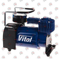 Компресор Vitol 10атм/ 37 л/14А/1м шланг/прикур/сумка