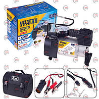 Компресор Vitol Ураган 10 атм/37 л/1,2 м шланг/прикур-клеми/сумка