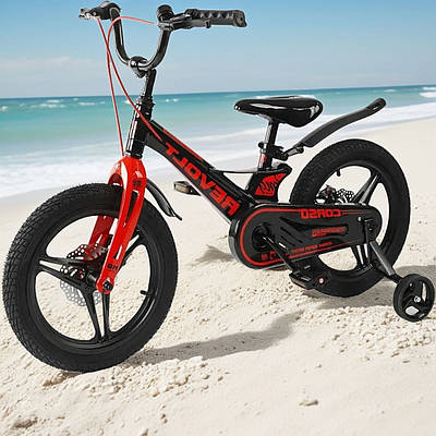 Модний дитячий велосипед лисапед двоколісник 18" хлопчикові та дівчинці для занять спортом Педальний транспорт