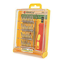 Набір викруток Bakku BK3032 ручка та 28 змінних бітів у боксі універсальний інструмент для дрібного ремонту brooklyn