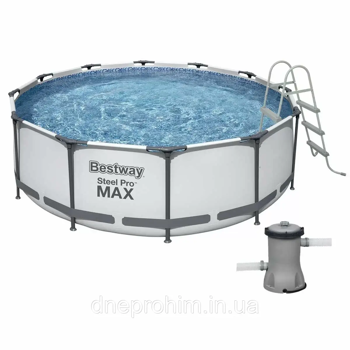 Каркасний басейн Bestway 56418 (366х100 см) з картриджним фільтром і драбиною
