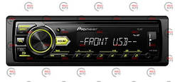 Магнітола Pioneer MVH-09 UBG FM/USB/AUX/MP3/Android/сьемн пан./зелена підсв.