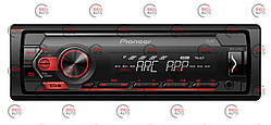 Магнітола Pioneer MVH-S120 UB FM/USB/AUX/MP3/Android/сьемн пан./червоний підсв.