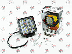 Фара додаткова LED 106х106х60 (Д/В/Ш) 48W дальній