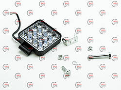Фара додаткова LED 85х85х20 (Д/В/Ш) 48W ближній (виписувати по 2)