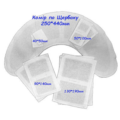 Набір №1 - Електрод фізіотерапевтичний з струмопровідною тканиною для електрофорезу