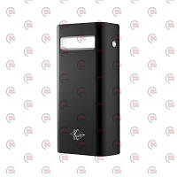 Повербанк 20000 mAh, 2 USB-вихід, заряд через MicroUSB/Type-C, індикатор заряду