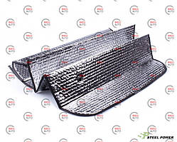 Шторка сонцезахисна дзеркальна Steel Power (175x100см) XL