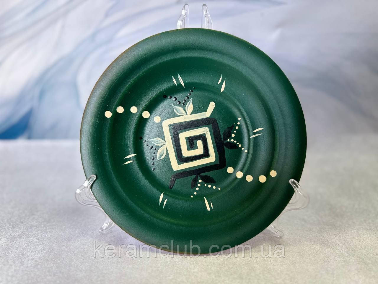 Панно з ручним розписом d 19 см КерамКлуб 6