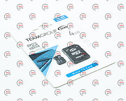 Картка пам'яті microSDHC 4Gb class 4 (adapter SD) Team