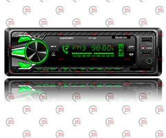 Магнітола Fantom FP-327 FM/USB/SD/AUX/MP3/WMA/зелена підсв. "+ usb слот для заряджання моб. телефона"