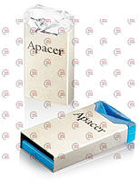 Флешка USB 2.0 32Gb AH111 mini металл Blue Apacer