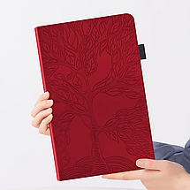 Чохол книжка Wood Book на планшет OPPO Pad Air (10.36")/червоний, фото 6