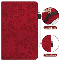 Чохол книжка Wood Book на планшет OPPO Pad Air (10.36")/червоний, фото 5