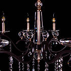 Люстра-свічка на 8 ламп колір каркасу коричневий з золотим PM-P5-NH5036/8/COFFEE+FGD, фото 3