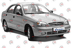 Вії на фари Daewoo Lanos 1997 — ANV