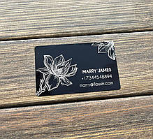 Металева візитка 1