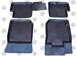 Килимки салону Renault Logan 2004 ->, Sandero 08 ->, Duster 10 -> борт 4,5 см, з перемичкою Харків