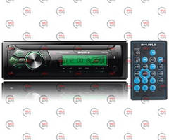 Магнітола Shuttle SUD-388 FM/USB/SD/AUX/MP3/WMA/Bluetooth/зелена підсв.