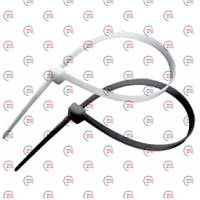 Хомут пластиковий 150 x 2,5 чорний Sigma