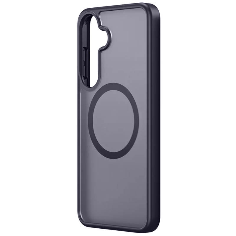 Чохол Metal Buttons with MagSafe Colorful для Samsung Galaxy S25+ |TPU+PC| Синій / Navy Blue