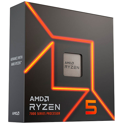 Процесор AMD Ryzen 5 7600X 4,7-5,3 GHz AM5 BOX No Cooler (100-100000593WOZ ), фото 1
