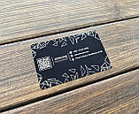 Металева візитка 2, фото 2