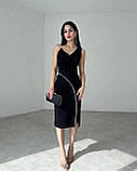 Елегантне плаття з декоративним оздобленням 8652, фото 4