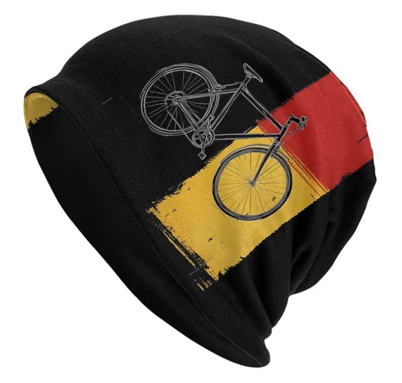Спортивна шапочка для велоспорту (one size) подовжена Чорна